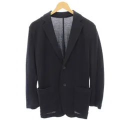 ラコステ LACOSTE ニットアンコンジャケット テーラードジャケット ブレザー 44 紺 ネイビー VH725EL /HN ■GY18のサムネイル
