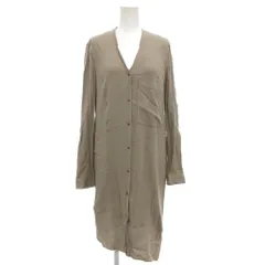 ヘルムートラング HELMUT LANG ロング カーディガン アシンメトリー 長袖 ウール混 0 ベージュ /GV ■GY19のサムネイル