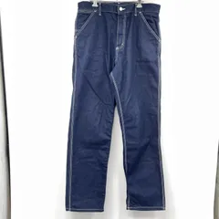 【中古】Carhartt SIMPLE PANTS 32×32 I022947 ネイビー カーハート[17]のサムネイル