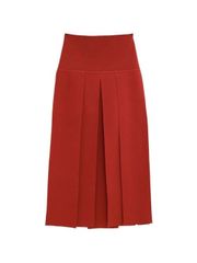 ALAÏA シルクブレンドミディスカート 送料無料