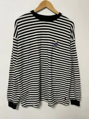 105-110 YALE ストライプ ルーズフィット ロング スリーブ 長袖Tシャツ 正規品のサムネイル