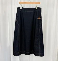 Vivienne Westwood ヴィヴィアン・ウエストウッド 生デニム スカート レディース デニムスカート サイズ 40のサムネイル