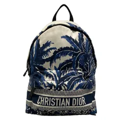 DIOR/ChristianDior(ディオール/クリスチャンディオール) リュックサック - 白×ネイビー×マルチのサムネイル
