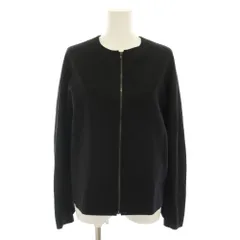 セオリーリュクス theory luxe 21AW ニューサキソニーヌエラ NEW SAXONY NUELA ノーカラージャケット ブルゾン アウター 38 黒 ブラック 03-1404101-050-038 /YTのサムネイル