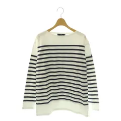 セントジェームス SAINT JAMES バスクシャツ カットソー 長袖 ボーダー柄 ML 白 濃紺 72011w63 /MI ■OS ユニセックスのサムネイル