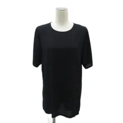 イヴサンローラン YVES SAINT LAURENT カットソー 38 黒 ブラック 半袖 /SM3 ■GY11のサムネイル