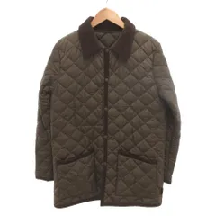 ビーミングバイビームス B:MING LIFE STORE by BEAMS 美品 キルティングジャケット 中綿 M カーキ コーデュロイ襟 /TL ■ECF003のサムネイル