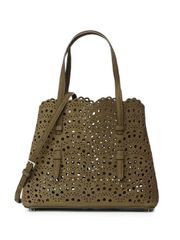 ALAÏA MINA 25 レザーハンドバッグ 送料無料