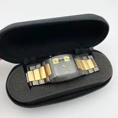 NIXON ニクソン THE BANKS バンクス 腕時計 クォーツ アナログ ガンメタ ゴールド 現状品 電池切れ ジャンク SU-48-3のサムネイル