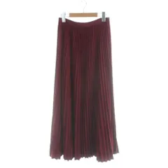 カルバンクライン CALVIN KLEIN プリーツスカート 40 赤 レッド /APのサムネイル