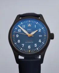 中古 保証書付き IWC SCHAFFHAUSEN スピットファイア IW326802 デイト ブロンズ グリーン文字盤 自動巻き メンズ 腕時計のサムネイル