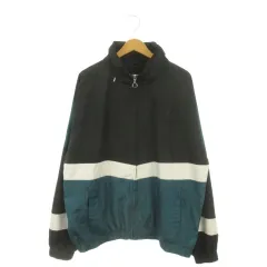 カンゴール KANGOL × コンファーム CONFIRM トラックジャケット 上着 M 緑 グリーン 長袖 スタンドカラー ブロックカラー /AH19 ■GY99のサムネイル