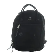 アネロ anello キッズ ロゴ プリントリュック mini バックパック ロゴ ナイロン 黒 ブラック AH-B1627 ■GY99 /MQのサムネイル