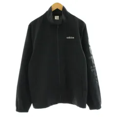 アディダスネオ adidas neo ジャケット ブルゾン ジャージ ジップアップ ロゴプリント M 黒 ブラック /KU ■GY60のサムネイル