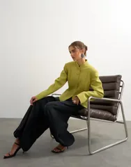 トップショップ レディース アウター ジャケット・ブルゾン Topshop drummer jacket in olive part of a set Olive オリーブのサムネイル