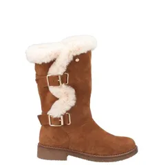 ハッシュパピー レディース シューズ ブーツ・レインブーツ Hush Puppies Megan Ladies Mid Boots Brown ブラウンのサムネイル