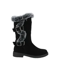ハッシュパピー レディース シューズ ブーツ・レインブーツ Hush Puppies Megan Ladies Mid Boots Black ブラックのサムネイル