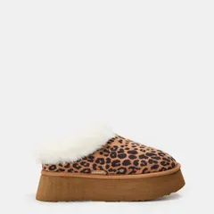スティーブ マデン レディース シューズ ブーツ・レインブーツ Steve Madden Womens Chaplin Snug Boots Leopard アニマルのサムネイル