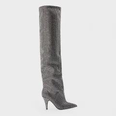 スティーブ マデン レディース シューズ ブーツ・レインブーツ Steve Madden Womens Mazer Knee High Boots Black ブラックのサムネイル