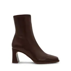 スティーブ マデン レディース シューズ ブーツ・レインブーツ アンクル ヒール Steve Madden Womens Odesa Heeled Ankle Boot Brown ブラウンのサムネイル