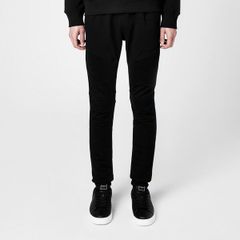 バルマン メンズ ボトムス カジュアルパンツ スウェットパンツ コットン ロゴ Balmain Logo Cotton Sweatpants NoirBlanc EAB