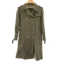マッキントッシュ MACKINTOSH トレンチコート ダブル ウール 36 茶 ブラウン /AZ ■GY06のサムネイル
