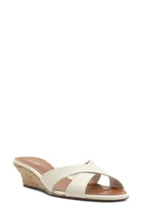 アレッツォ レディース シューズ ヒール サンダル Arezzo Ava Wedge Sandal Women CREMA WHITE ホワイトのサムネイル
