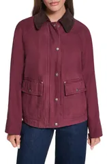 リーバイス レディース アウター コート Levishorty Barn Coat BURGUNDY バーガンディのサムネイル