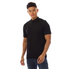 フレッドペリー メンズ トップス Tシャツ ハイネック Fred Perry Laurel Wreathigh Neck TShirt Black ブラック