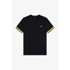 フレッドペリー メンズ トップス Tシャツ Fred Perry Mens TShirt Black 90A ブラック