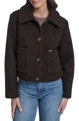 リーバイス レディース アウター ジャケット・ブルゾン クロップド Levis Cropped Boucl Jacket JAVAのサムネイル