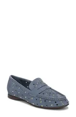 ナチュライザー レディース シューズ スリッポン・ローファー Naturalizer Bloom Stud Penny Loafer Women BLUE ASH SUEDE アッシュのサムネイル