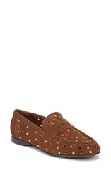 ナチュライザー レディース シューズ スリッポン・ローファー Naturalizer Bloom Stud Penny Loafer Women DARK CHESTNUT SUEDEのサムネイル