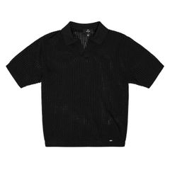 リプレゼント メンズ トップス ポロシャツ Represent Menshort Sleeve Polo Shirt Jet Black ブラック