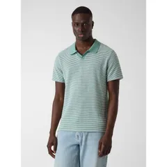 ゲス メンズ トップス ポロシャツ Guess Mens RFit Short Sleeve Polo Shirt Slick Blue ブルーのサムネイル