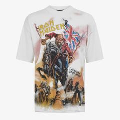 リプレゼント メンズ トップス Tシャツ Represent Mens x Iron Maiden Bold Fashion Heavy Metal TShirt Flat White ホワイト
