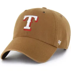 カーハート メンズ アクセサリー 帽子 CARHARTT X 47 Mens Carhartt x 47 Brown Texas Rangers Clean Up Adjustable Hat Broのサムネイル