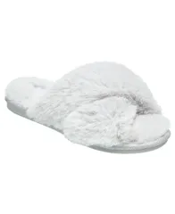 ナインウェスト レディース シューズ サンダル Nine West XBand Faux Fur Slipper Women Ash Grey グレーのサムネイル