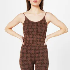 ゲス レディース トップス シャツ Guess Della Top F11I Jacq Brown ブラウンのサムネイル