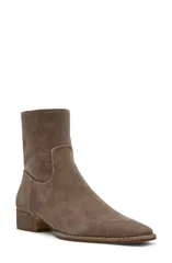 スティーブ マデン レディース シューズ ブーツ・レインブーツ ヒール Steve Madden Define Block Heel Bootie Women GREY SUEDE グレーのサムネイル