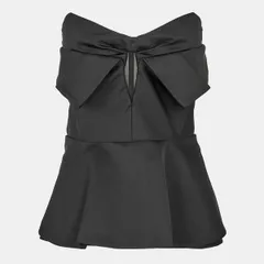 アレキサンダー・マックイーン レディース トップス シャツ Alexander McQueen Womens Alex Structu red Corsetop Black ブラックのサムネイル