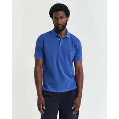 ガント メンズ トップス ポロシャツ Gant Sunfaded Piqu Polo Shirt Blue ブルーのサムネイル