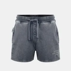エバーラスト メンズ ボトムス ハーフパンツ・ショーツ ショートパンツ フリース Everlast Mens NYC Fleece Jogger Shorts Washed Grey グレーのサムネイル