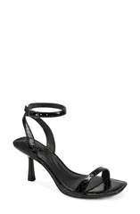 ダナ キャラン ニューヨーク レディース シューズ ヒール サンダル アンクル DKNY Noland Ankle Strap Sandal Women BLACK ブラックのサムネイル