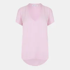 ベラダール レディース トップス シャツ Vネック Bella Dahl Womens V Neck TShirt Rose Petalのサムネイル