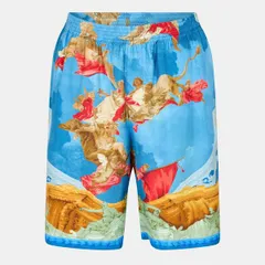 ヴェルサーチ メンズ ボトムス ハーフパンツ・ショーツ トラックスーツ ショートパンツ Versace Mens Woven Tracksuit Shorts Multi マルチカラーのサムネイル