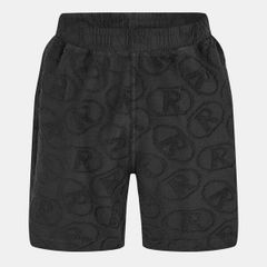 リプレゼント メンズ ボトムス ハーフパンツ・ショーツ ショートパンツ Represent Mens Rep Allover Towel Fabric Shorts Black ブラック