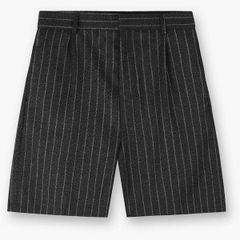 リプレゼント メンズ ボトムス ハーフパンツ・ショーツ トラックスーツ ショートパンツ Represent Mens Woven Tracksuit Shorts Grey Pinstipe グレー