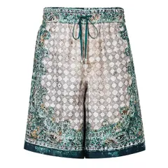アミリ メンズ ボトムス ハーフパンツ・ショーツ トラックスーツ ショートパンツ Amiri Mens Bandana Woven Tracksuit Shorts Multi マルチカラーのサムネイル