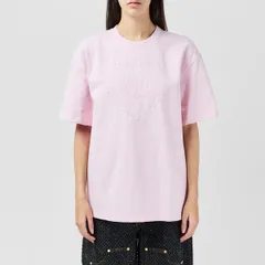 ガニー レディース トップス シャツ レギュラーフィット Ganni Womens Heart Regular FitShirt Chalk Pink チョークのサムネイル